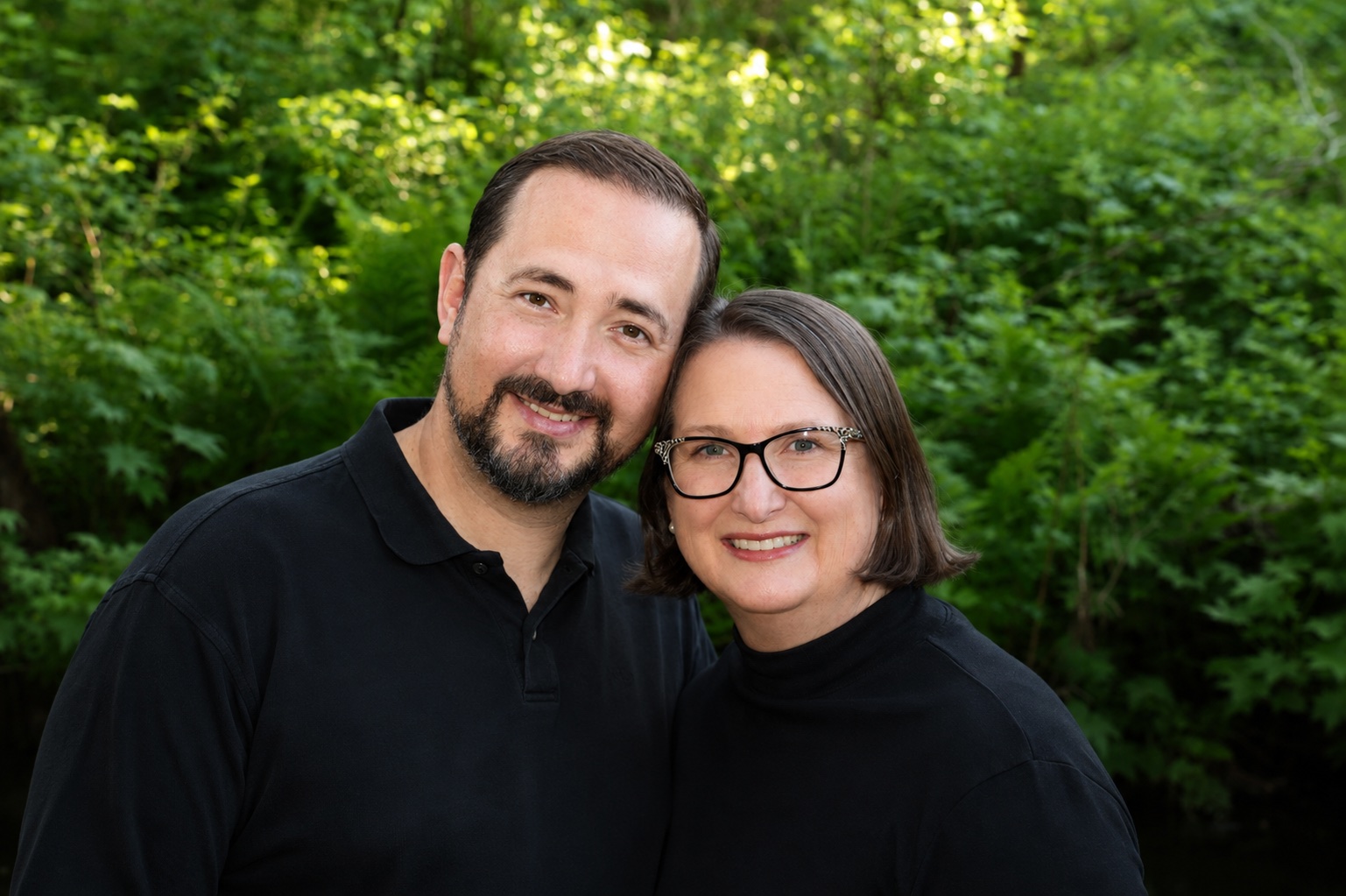 Judge Megan Valentine with her husband in Grays Harbor County, Washington